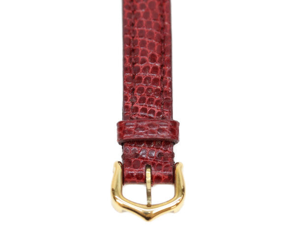 Cartier カルティエ 89年 750YG ヴァンドーム プチ ミニ 白ローマ文字盤 QZ 時計 腕時計