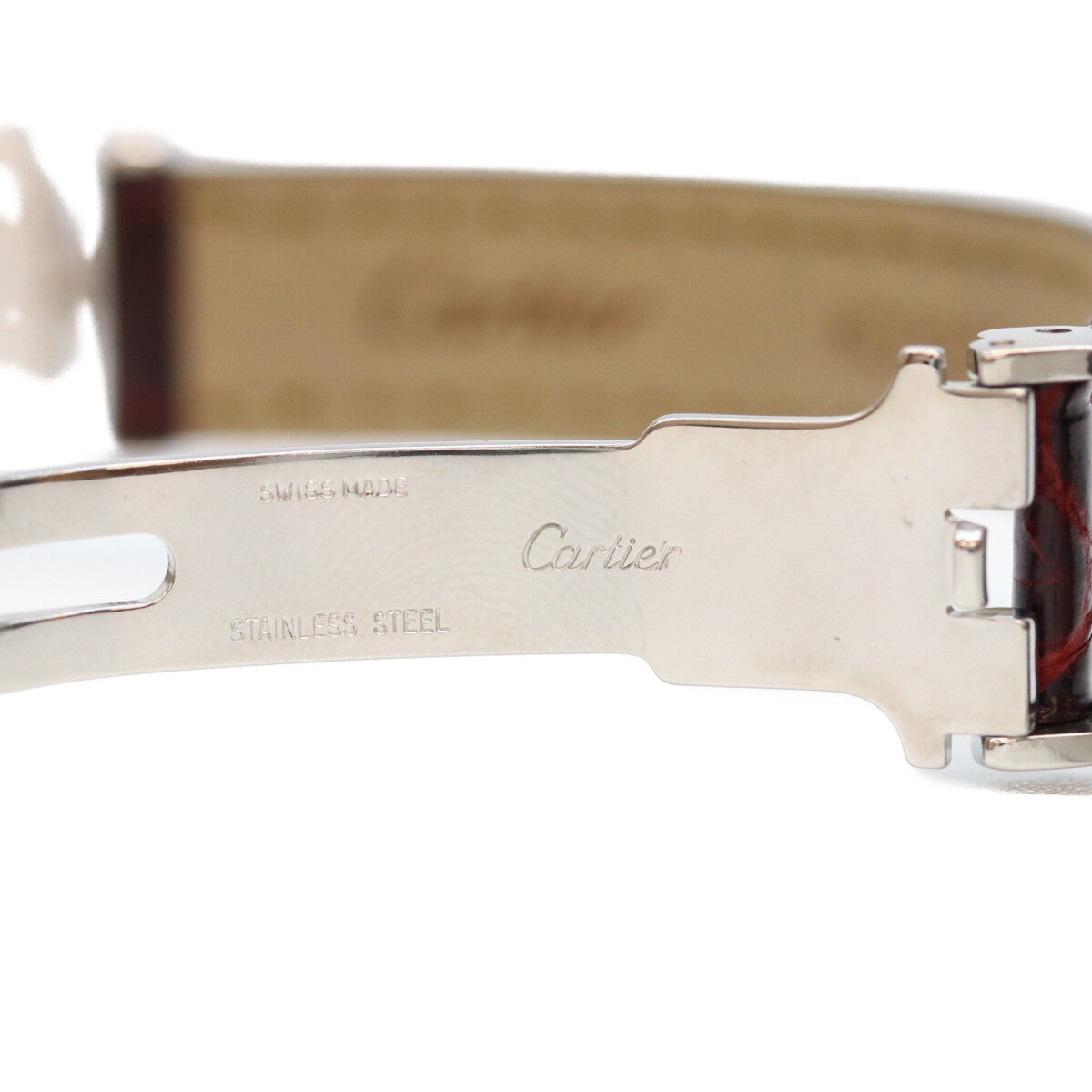 Cartier カルティエ 94年 W1001665 925 シルバー マストコリゼSM QZ 時計 腕時計