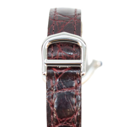 Cartier カルティエ 94年 W1001665 925 シルバー マストコリゼSM QZ 時計 腕時計