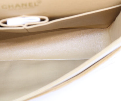 CHANEL シャネル 7番 A01112 ベージュ ラム ゴールド金具 マトラッセ25 ショルダーバッグ ショルダーバッグ