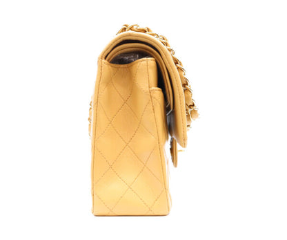 CHANEL シャネル 7番 A01112 ベージュ ラム ゴールド金具 マトラッセ25 ショルダーバッグ ショルダーバッグ