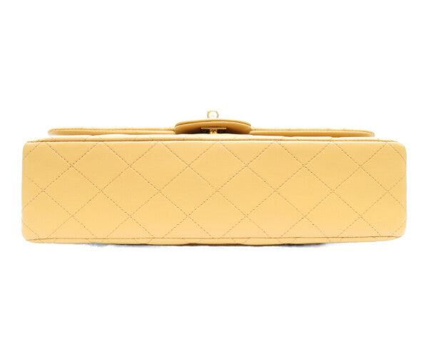 CHANEL シャネル 7番 A01112 ベージュ ラム ゴールド金具 マトラッセ25 ショルダーバッグ ショルダーバッグ