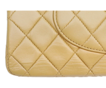 CHANEL シャネル 7番 A01112 ベージュ ラム ゴールド金具 マトラッセ25 ショルダーバッグ ショルダーバッグ