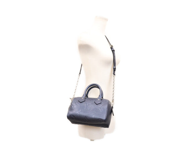 LOUIS VUITTON ルイヴィトン 21年 M58958 アンプラント メタリックブルー スピーディバンドリエール20 ボストンバッグ ボストンバッグ