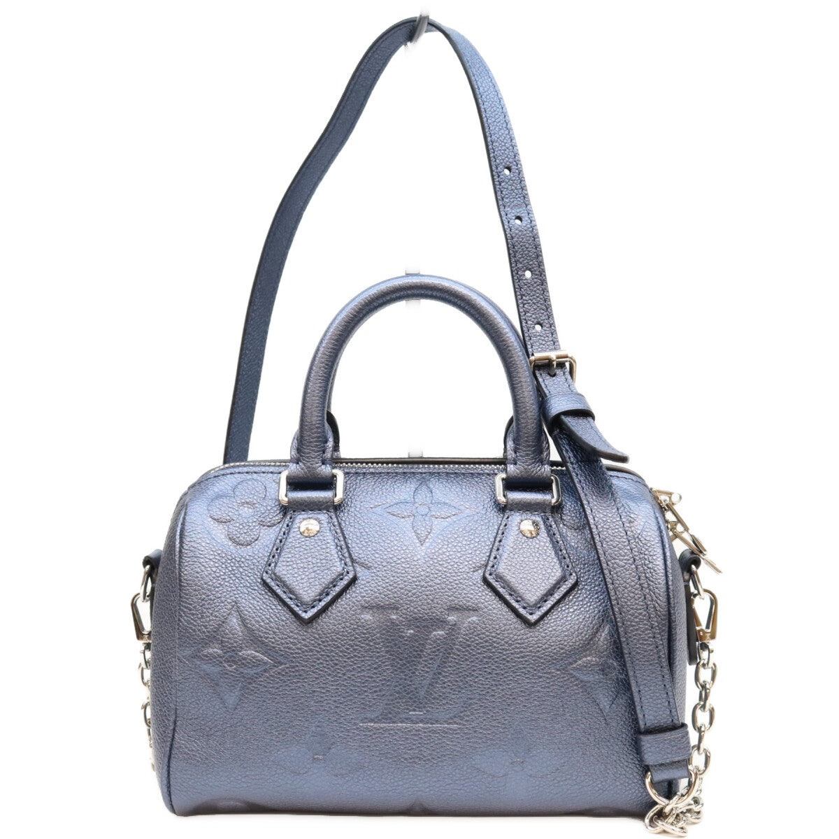LOUIS VUITTON ルイヴィトン 21年 M58958 アンプラント メタリックブルー スピーディバンドリエール20 ボストンバッグ ボストンバッグ