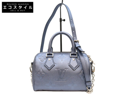 LOUIS VUITTON ルイヴィトン 21年 M58958 アンプラント メタリックブルー スピーディバンドリエール20 ボストンバッグ ボストンバッグ