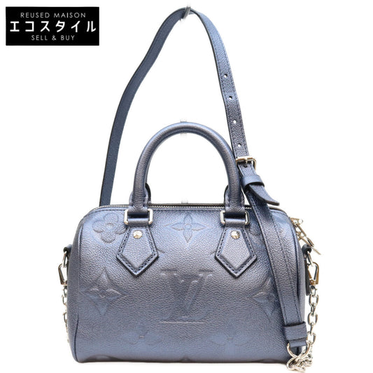 LOUIS VUITTON ルイヴィトン 21年 M58958 アンプラント メタリックブルー スピーディバンドリエール20 ボストンバッグ ボストンバッグ