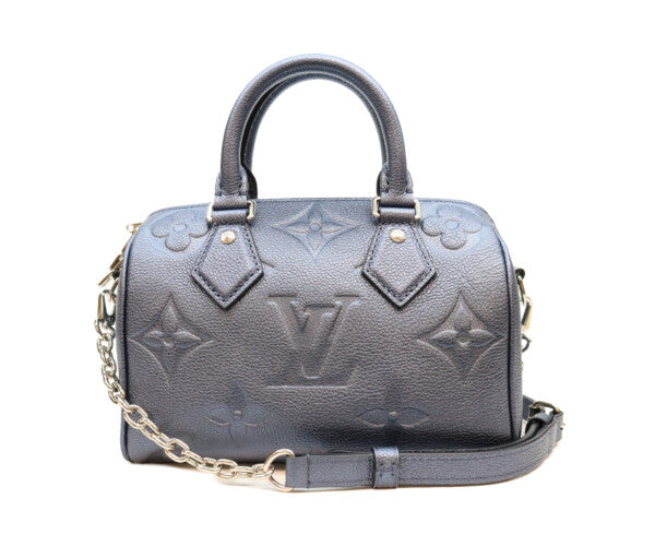 LOUIS VUITTON ルイヴィトン 21年 M58958 アンプラント メタリックブルー スピーディバンドリエール20 ボストンバッグ ボストンバッグ