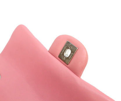 CHANEL シャネル 18番 A69900 ピンク ラム シルバー金具 ミニマトラッセ20 ショルダーバッグ ショルダーバッグ