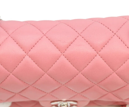 CHANEL シャネル 18番 A69900 ピンク ラム シルバー金具 ミニマトラッセ20 ショルダーバッグ ショルダーバッグ