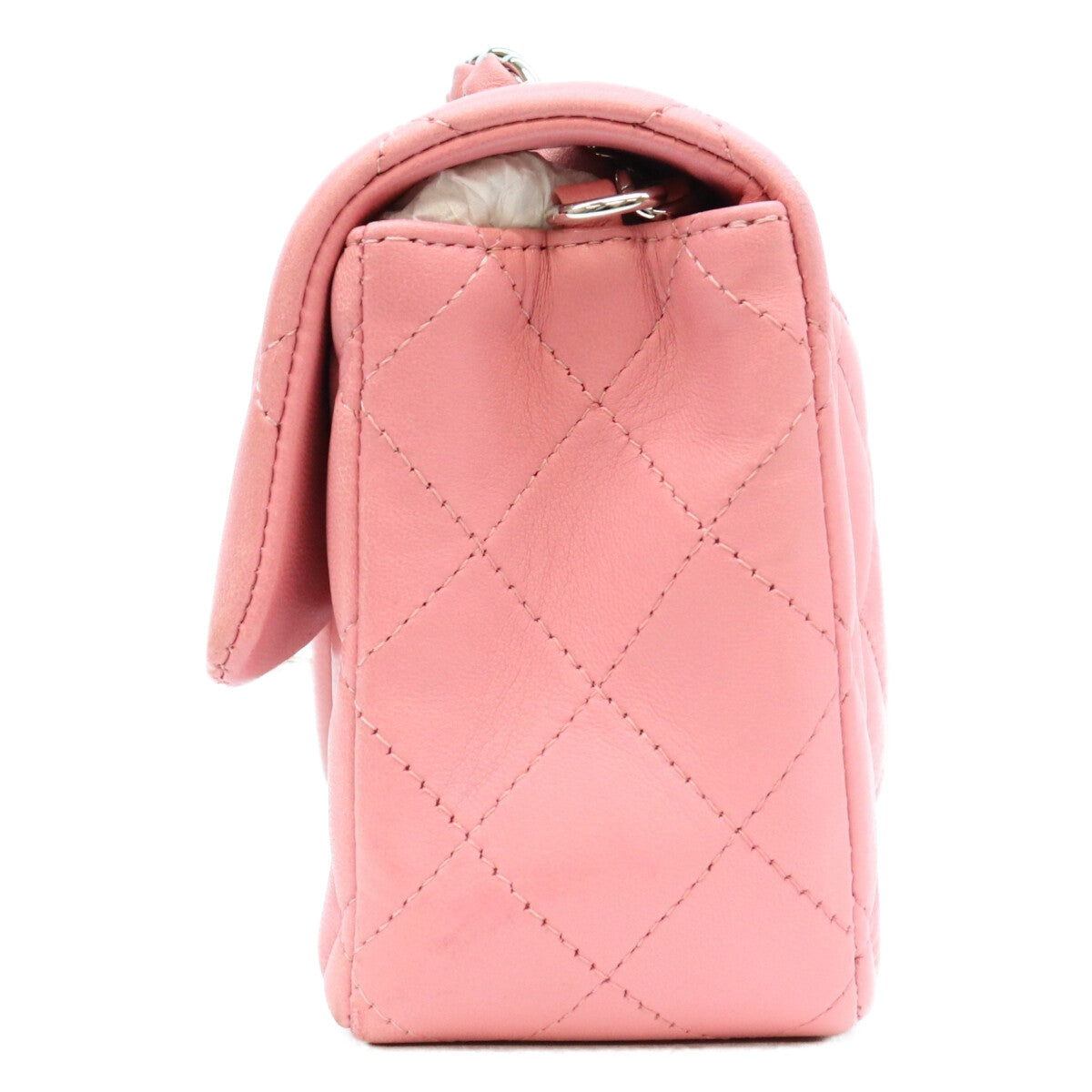 CHANEL シャネル 18番 A69900 ピンク ラム シルバー金具 ミニマトラッセ20 ショルダーバッグ ショルダーバッグ