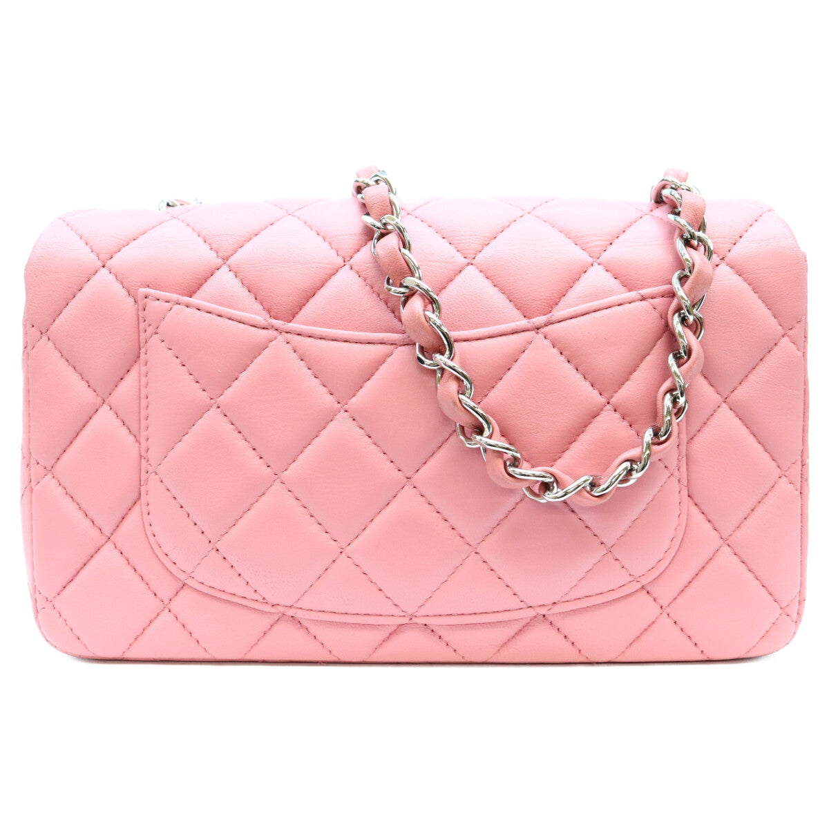 CHANEL シャネル 18番 A69900 ピンク ラム シルバー金具 ミニマトラッセ20 ショルダーバッグ ショルダーバッグ