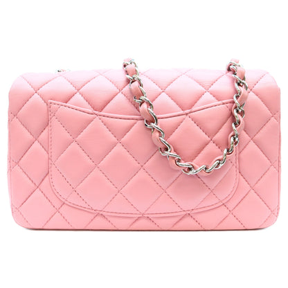 CHANEL シャネル 18番 A69900 ピンク ラム シルバー金具 ミニマトラッセ20 ショルダーバッグ ショルダーバッグ