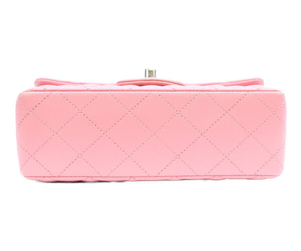 CHANEL シャネル 18番 A69900 ピンク ラム シルバー金具 ミニマトラッセ20 ショルダーバッグ ショルダーバッグ