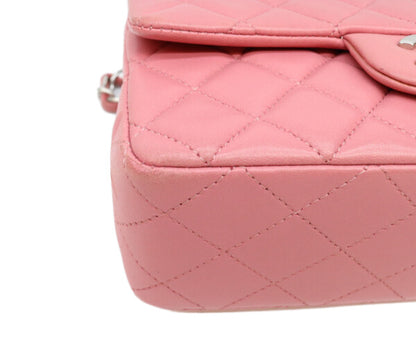CHANEL シャネル 18番 A69900 ピンク ラム シルバー金具 ミニマトラッセ20 ショルダーバッグ ショルダーバッグ