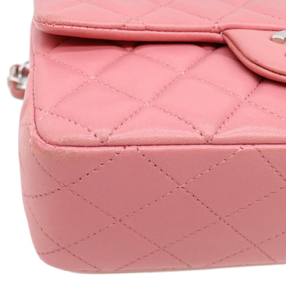 CHANEL シャネル 18番 A69900 ピンク ラム シルバー金具 ミニマトラッセ20 ショルダーバッグ ショルダーバッグ