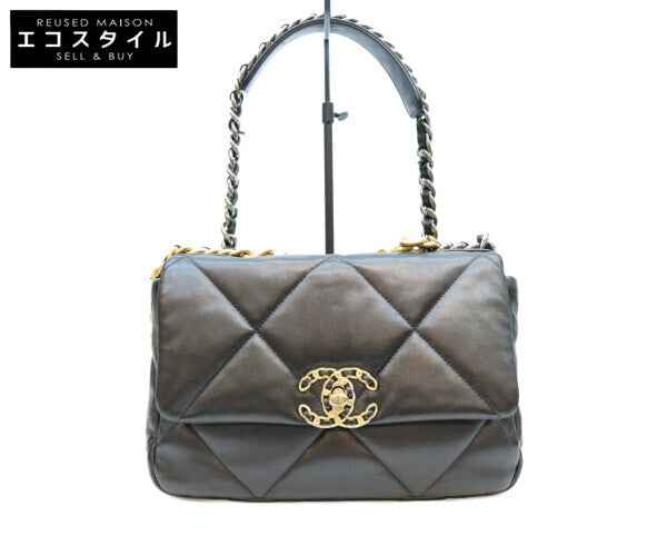 CHANEL シャネル AS1160 黒 ラム シャネル19スモール ショルダーバッグ ショルダーバッグ