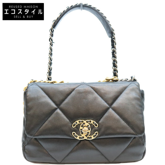 CHANEL シャネル AS1160 黒 ラム シャネル19スモール ショルダーバッグ ショルダーバッグ