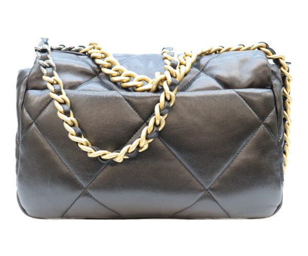 CHANEL シャネル AS1160 黒 ラム シャネル19スモール ショルダーバッグ ショルダーバッグ