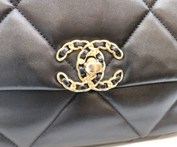 CHANEL シャネル AS1160 黒 ラム シャネル19スモール ショルダーバッグ ショルダーバッグ