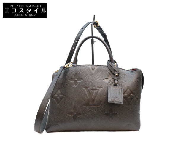 LOUIS VUITTON ルイヴィトン M58916 アンプラント 黒 プティパレ PM 2WAYショルダーバッグ ハンドバッグ