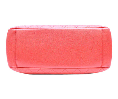 CHANEL シャネル 18番 A50995 赤 キャビア シルバー金具 GST トートバッグ トートバッグ