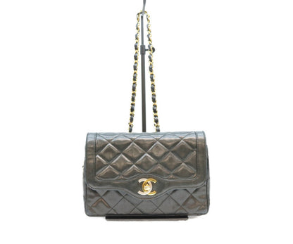 CHANEL シャネル 0番 黒 ラム パリ限定 シングルフラップ マトラッセ19 ショルダーバッグ ショルダーバッグ