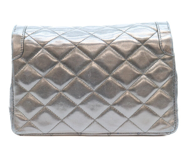 CHANEL シャネル 0番 黒 ラム パリ限定 シングルフラップ マトラッセ19 ショルダーバッグ ショルダーバッグ
