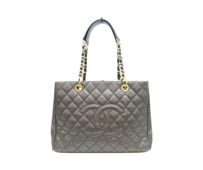 CHANEL シャネル 17番 A50995 黒 キャビア ゴールド金具 GST トートバッグ ショルダーバッグ