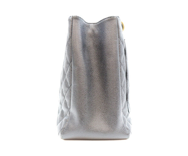 CHANEL シャネル 17番 A50995 黒 キャビア ゴールド金具 GST トートバッグ ショルダーバッグ