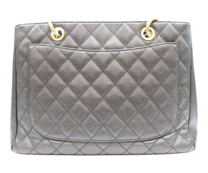CHANEL シャネル 17番 A50995 黒 キャビア ゴールド金具 GST トートバッグ ショルダーバッグ