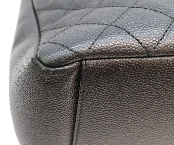 CHANEL シャネル 17番 A50995 黒 キャビア ゴールド金具 GST トートバッグ ショルダーバッグ