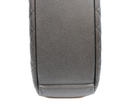 CHANEL シャネル 17番 A50995 黒 キャビア ゴールド金具 GST トートバッグ ショルダーバッグ