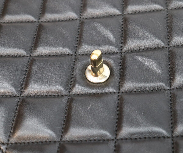 CHANEL シャネル 23番 黒 ラム ゴールド金具 トレンディCCマキシ 2WAYショルダーバッグ ショルダーバッグ