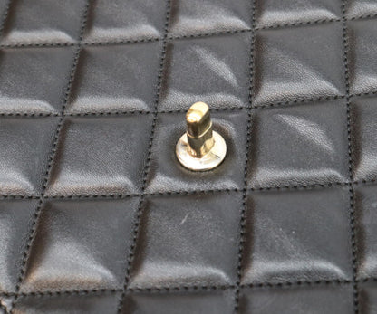 CHANEL シャネル 23番 黒 ラム ゴールド金具 トレンディCCマキシ 2WAYショルダーバッグ ショルダーバッグ