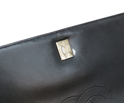 CHANEL シャネル 23番 黒 ラム ゴールド金具 トレンディCCマキシ 2WAYショルダーバッグ ショルダーバッグ