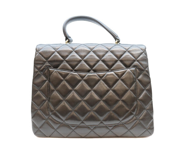 CHANEL シャネル 23番 黒 ラム ゴールド金具 トレンディCCマキシ 2WAYショルダーバッグ ショルダーバッグ