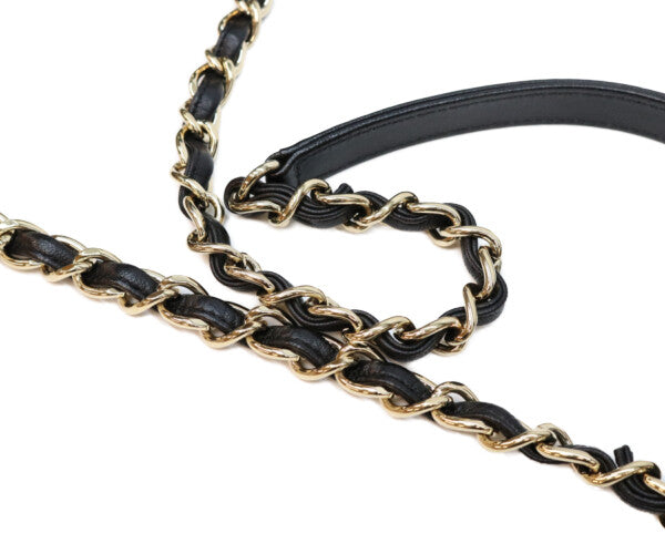 CHANEL シャネル 23番 黒 ラム ゴールド金具 トレンディCCマキシ 2WAYショルダーバッグ ショルダーバッグ