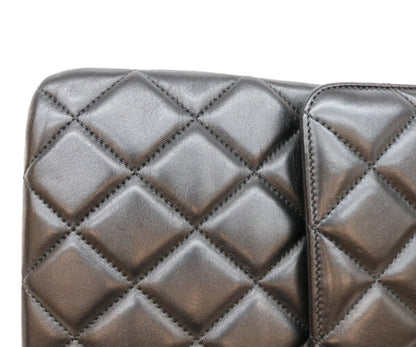 CHANEL シャネル 23番 黒 ラム ゴールド金具 トレンディCCマキシ 2WAYショルダーバッグ ショルダーバッグ