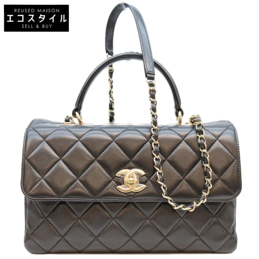 CHANEL シャネル 26番 A69923 黒 ラム ゴールド金具 トレンディCCラージ 2WAYショルダーバッグ ショルダーバッグ