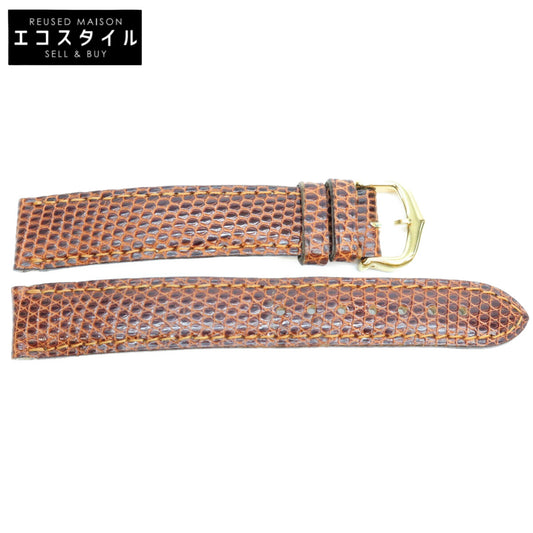 Cartier カルティエ マストタンクSM用 ブラウン 純正クロコ 14mm 尾錠付き 革ベルト 腕時計