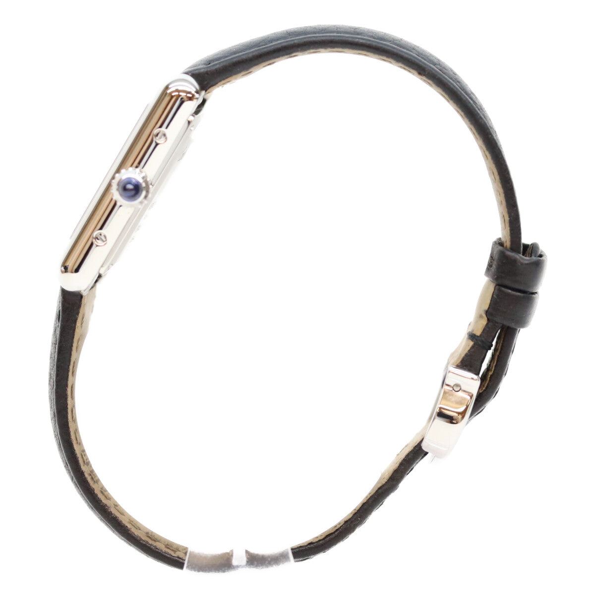 Cartier カルティエ 21年 WSTA0042 SS タンクマストSM シルバー文字盤 QZ 革 時計 腕時計
