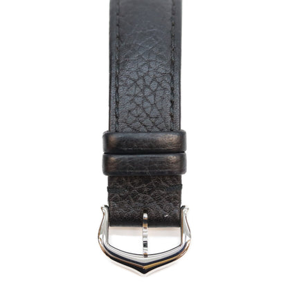 Cartier カルティエ 21年 WSTA0042 SS タンクマストSM シルバー文字盤 QZ 革 時計 腕時計