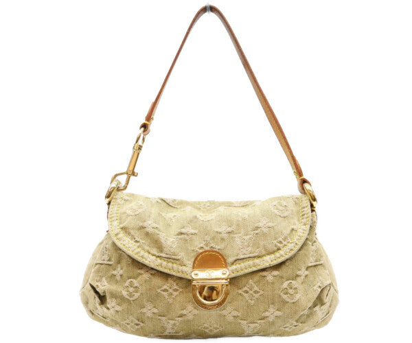 LOUIS VUITTON ルイヴィトン 06年 M95217 モノグラムデニム リケン ミニプリーティ ハンドバッグ