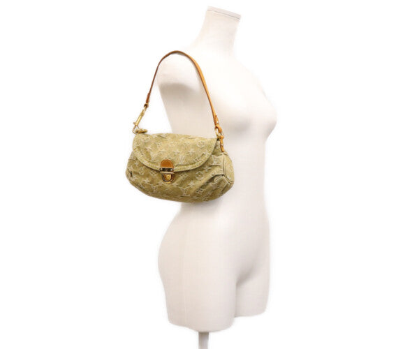 LOUIS VUITTON ルイヴィトン 06年 M95217 モノグラムデニム リケン ミニプリーティ ハンドバッグ