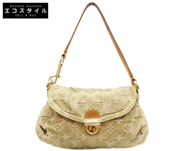 LOUIS VUITTON ルイヴィトン 06年 M95217 モノグラムデニム リケン ミニプリーティ ハンドバッグ