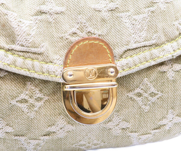 LOUIS VUITTON ルイヴィトン 06年 M95217 モノグラムデニム リケン ミニプリーティ ハンドバッグ