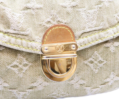 LOUIS VUITTON ルイヴィトン 06年 M95217 モノグラムデニム リケン ミニプリーティ ハンドバッグ