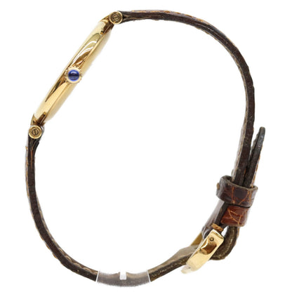 Cartier カルティエ 90s 925 マストヴァンドームヴェルメイユLM アイボリーローマ文字盤 QZ 時計 腕時計