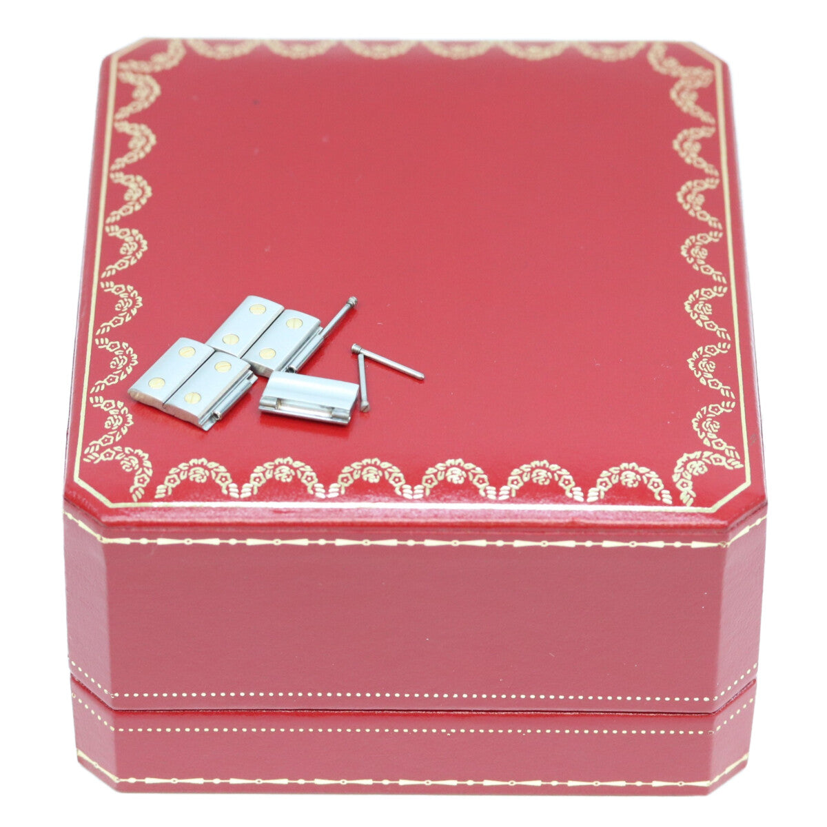 Cartier カルティエ 80-90s W20011C4 サントスガルベLM アイボリー文字盤 デイト SS QZ 時計 腕時計